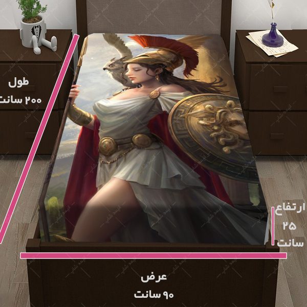 روتختی طرح بازی God of war کاراکتر ATHENA