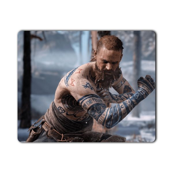 موس پد طرح بازی God of war کاراکتر BALDUR