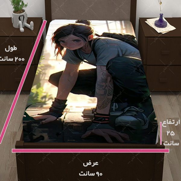 روتختی طرح بازی The last of us کاراکتر Ellie