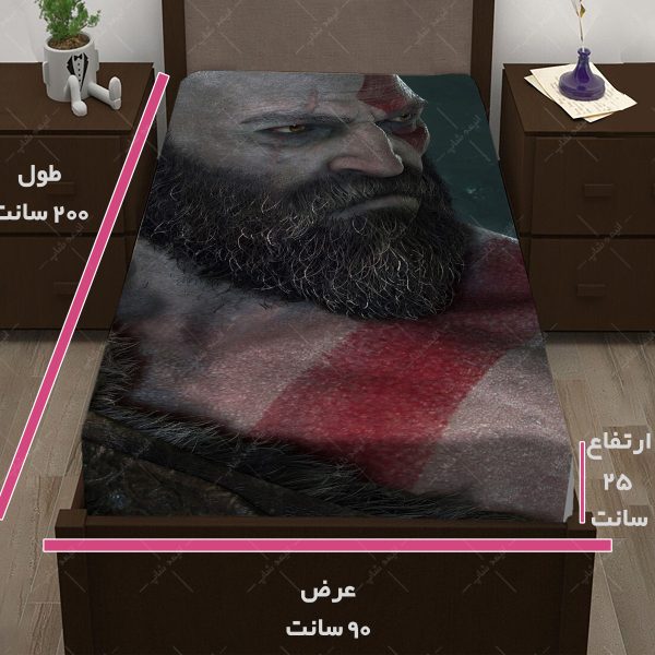 روتختی طرح بازی God of war کاراکتر KRATOS