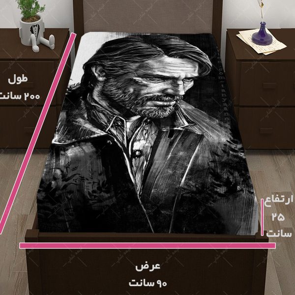 روتختی طرح بازی The last of us کاراکتر JOEL