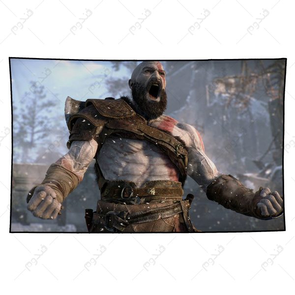 بکدراپ طرح بازی god of war شخصیت KRATOS