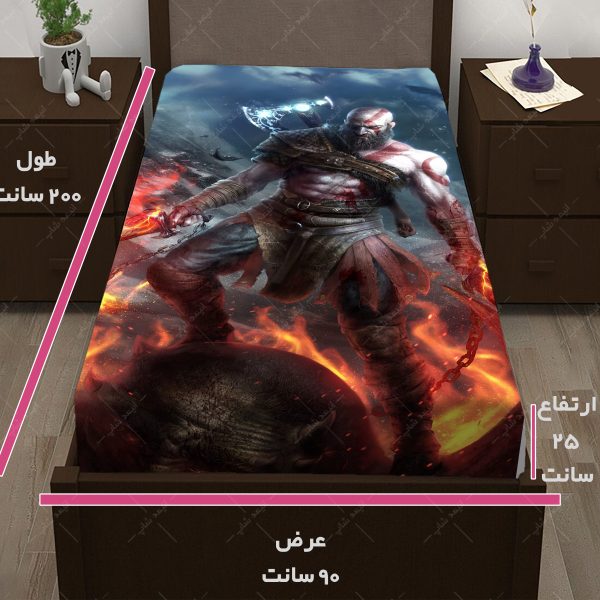 روتختی طرح بازی God of war کاراکتر KRATOS