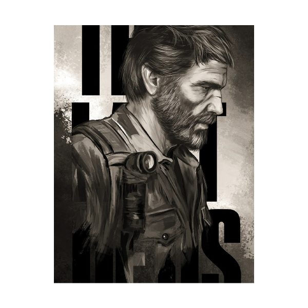 پوستر گلاسه طرح بازی The last of us کاراکتر JOEL