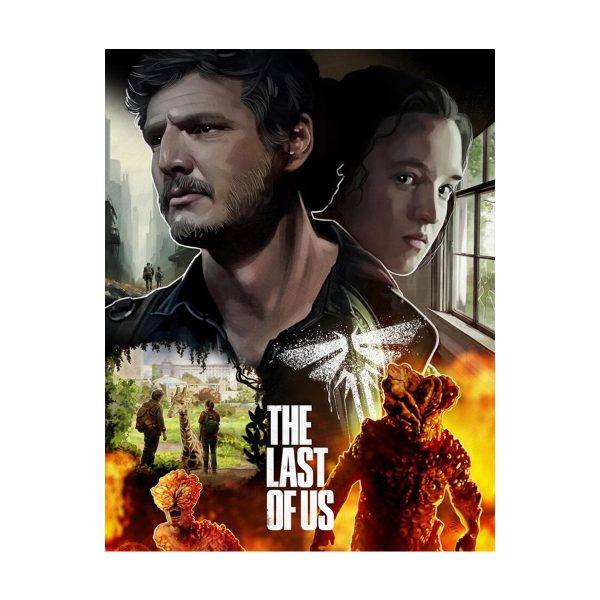 پوستر گلاسه طرح بازی The last of us کد003