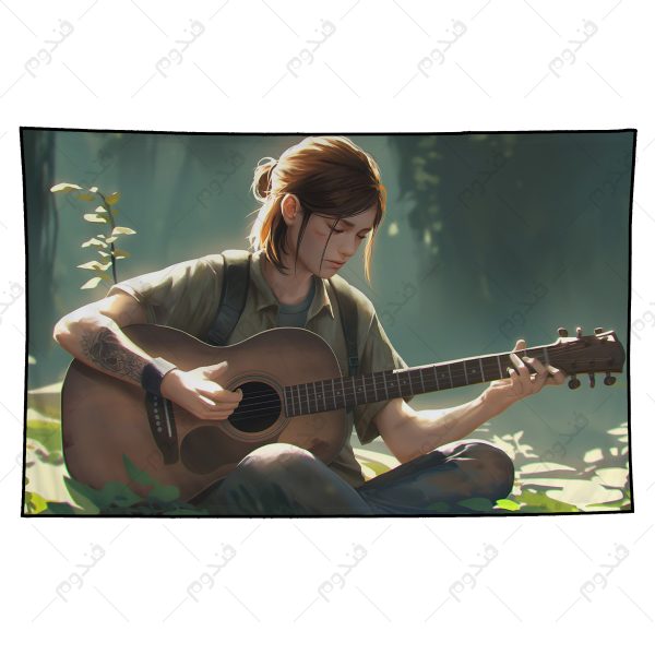 بکدراپ طرح بازی the last of us شخصیت Ellie