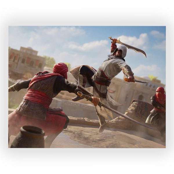 قاب MDF طرح بازی Assassin's Creed کد03