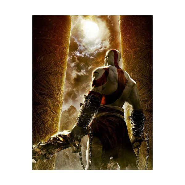 پوستر گلاسه طرح بازی God of war کاراکتر KRATOS