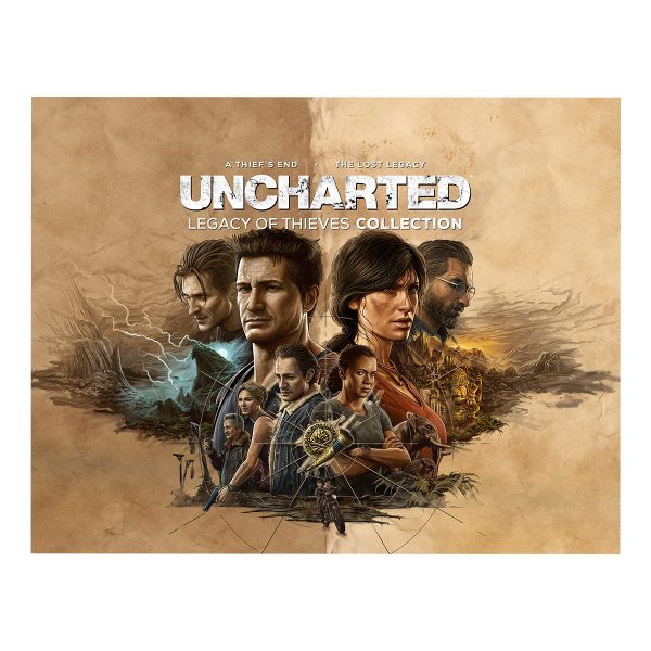 پوستر گلاسه طرح بازی Uncharted کد014