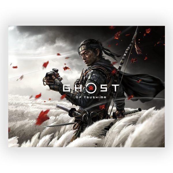 پوستر گلاسه طرح بازی Ghost of Tsushima کد07