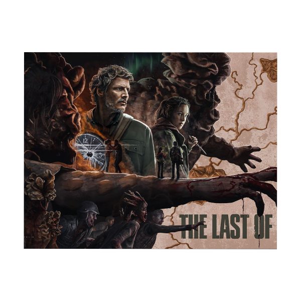 قاب MDF طرح بازی The last of us کد004