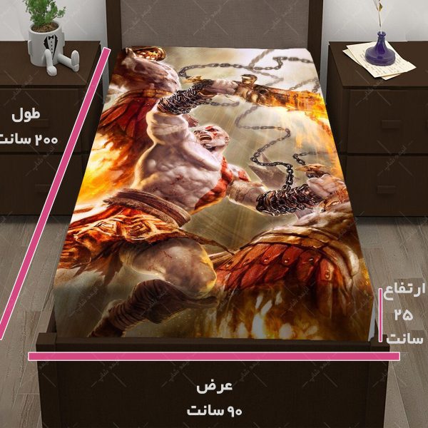 روتختی طرح بازی God of war کاراکتر KRATOS