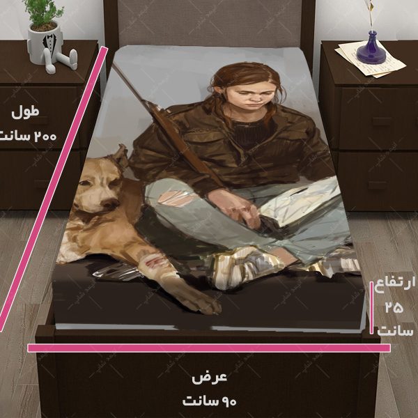 روتختی طرح بازی The last of us کاراکتر Ellie