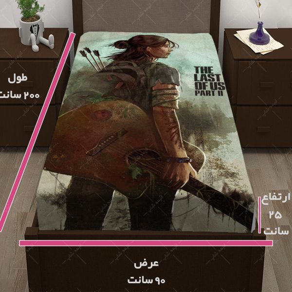 روتختی طرح بازی The last of us کاراکتر Ellie