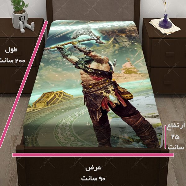 روتختی طرح بازی God of war کاراکتر KRATOS