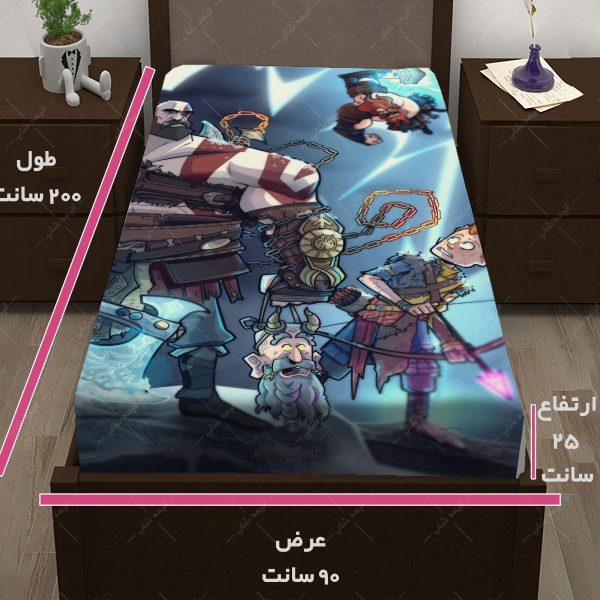 روتختی طرح بازی God of war کاراکتر KRATOS