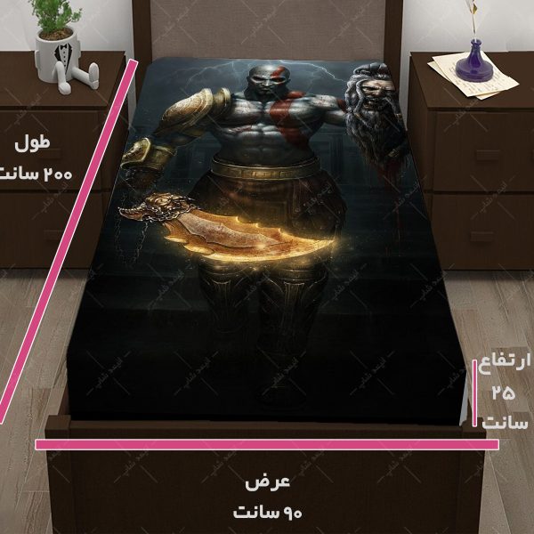 روتختی طرح بازی God of war کاراکتر KRATOS