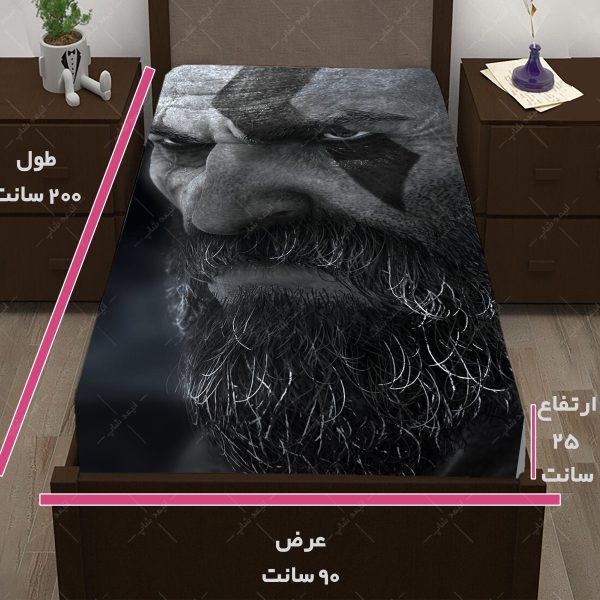 روتختی طرح بازی God of war کاراکتر KRATOS