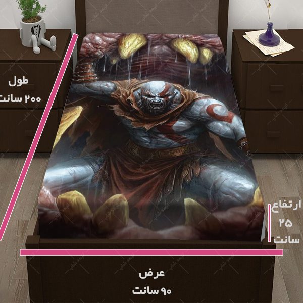 روتختی طرح بازی God of war کاراکتر KRATOS