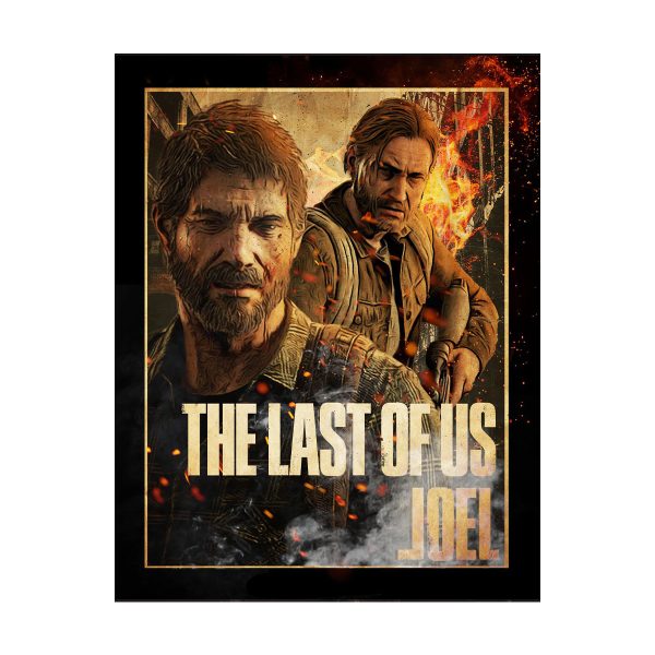 پوستر گلاسه طرح بازی The last of us کد007