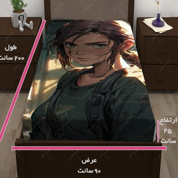 روتختی طرح بازی The last of us کاراکتر Ellie