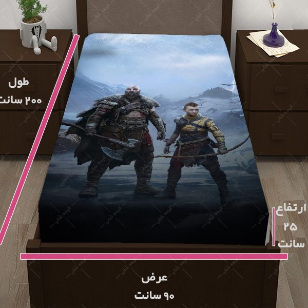 روتختی طرح بازی God of war کاراکتر KRATOS