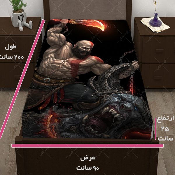 روتختی طرح بازی God of war کاراکتر KRATOS