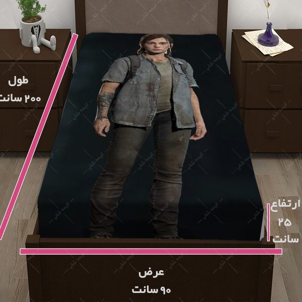 روتختی طرح بازی The last of us کاراکتر Ellie