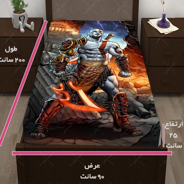 روتختی طرح بازی God of war کاراکتر KRATOS