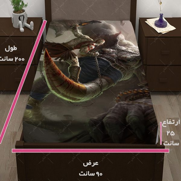 روتختی طرح بازی God of war کاراکتر KRATOS