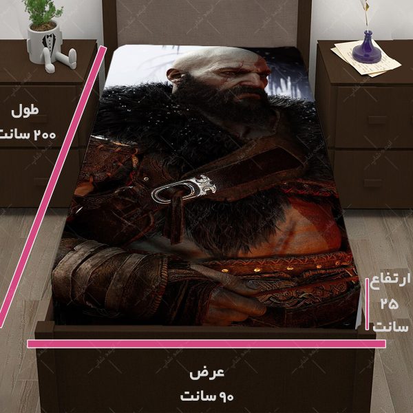 روتختی طرح بازی God of war کاراکتر KRATOS