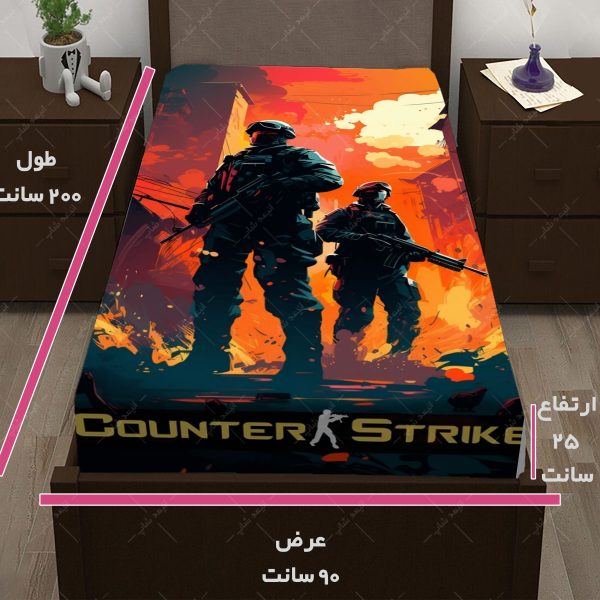 روتختی طرح بازی Counter Strike کد01