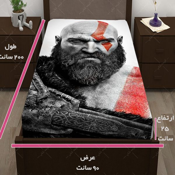 روتختی طرح بازی God of war کاراکتر KRATOS