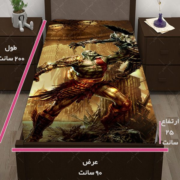 روتختی طرح بازی God of war کاراکتر KRATOS