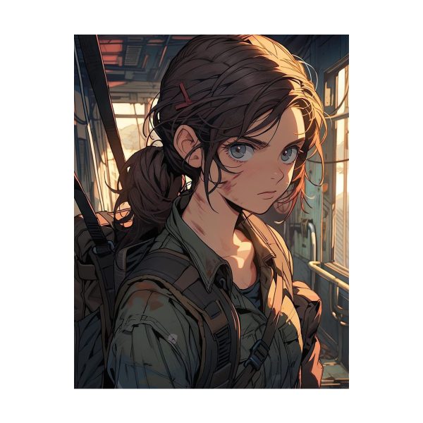 پوستر گلاسه طرح بازی The last of us کاراکتر Ellie