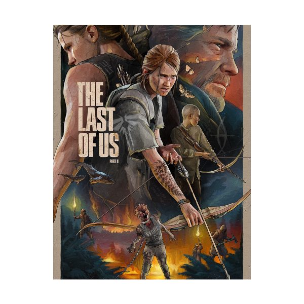 پوستر گلاسه طرح بازی The last of us کد015