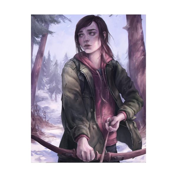 پوستر گلاسه طرح بازی The last of us کاراکتر Ellie