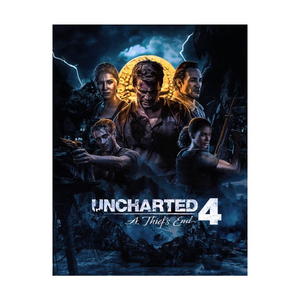 پوستر گلاسه طرح بازی Uncharted کد045