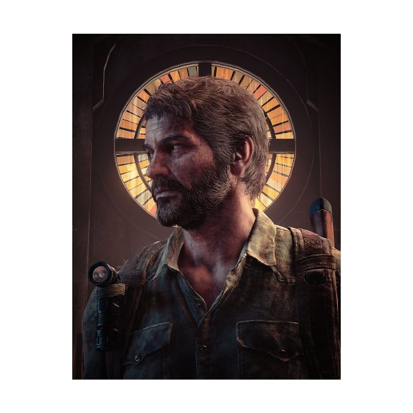 پوستر گلاسه طرح بازی The last of us کاراکتر JOEL