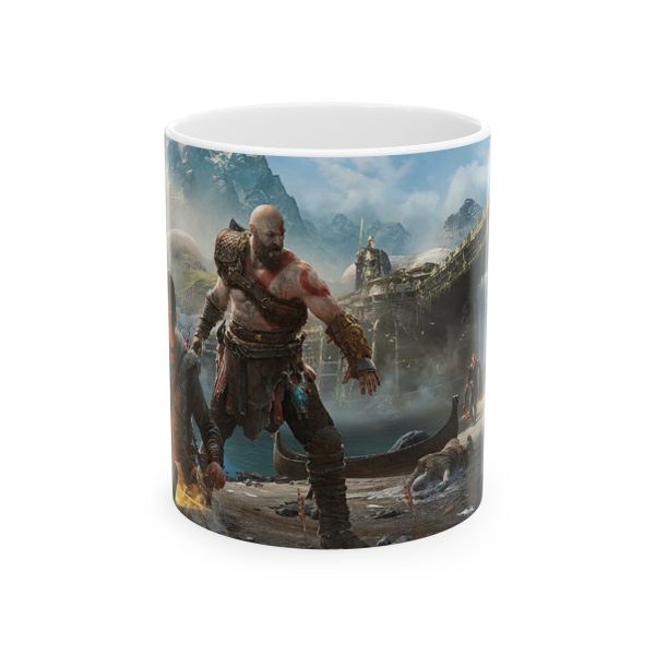 ماگ طرح بازی God of war کاراکتر KRATOS