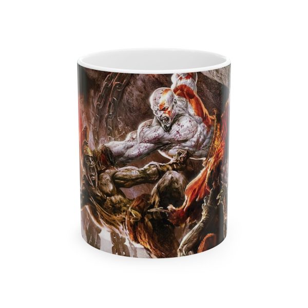 ماگ طرح بازی God of war کاراکتر KRATOS