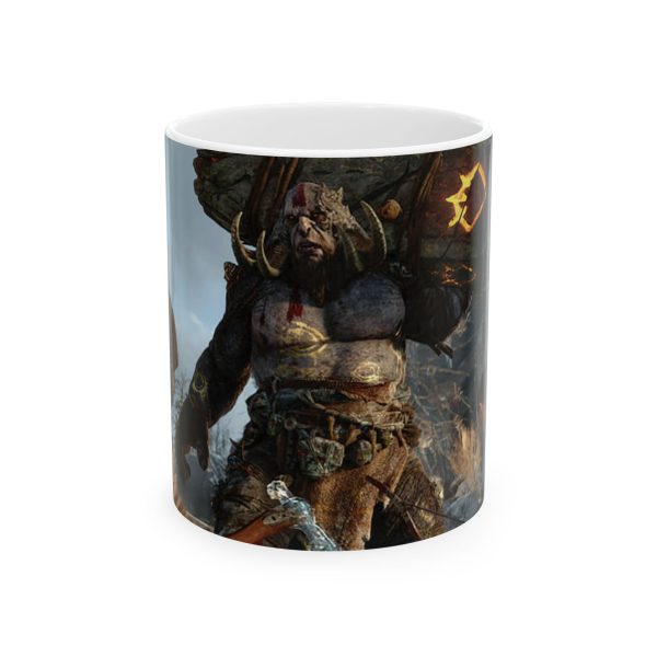 ماگ طرح بازی God of war کاراکتر KRATOS