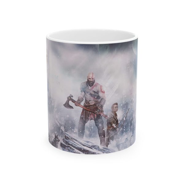 ماگ طرح بازی God of war کاراکتر KRATOS