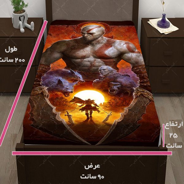 روتختی طرح بازی God of war کاراکتر KRATOS