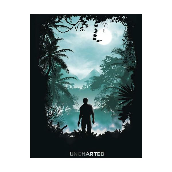 پوستر گلاسه طرح بازی Uncharted کد052