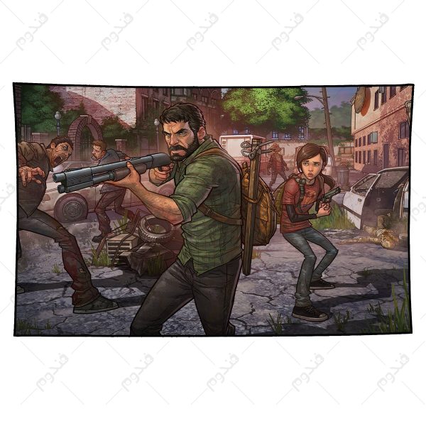 بکدراپ طرح بازی the last of us