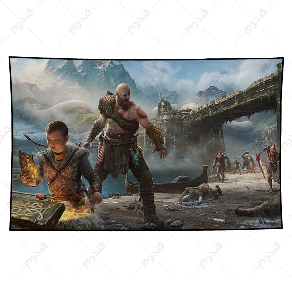 بکدراپ طرح بازی god of war شخصیت KRATOS