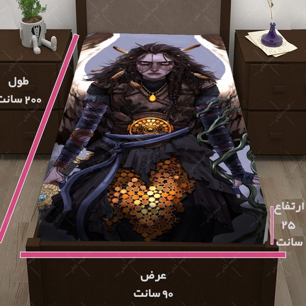 روتختی طرح بازی God of war کاراکتر FREYA