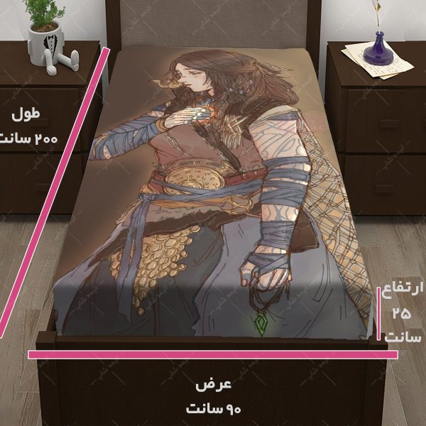 روتختی طرح بازی God of war کاراکتر FREYA