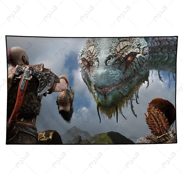 بکدراپ طرح بازی god of war شخصیت KRATOS